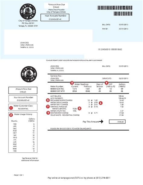 city of tampa utilities